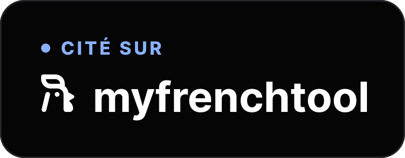 Badge Cité sur MyFrenchTool, version sombre
