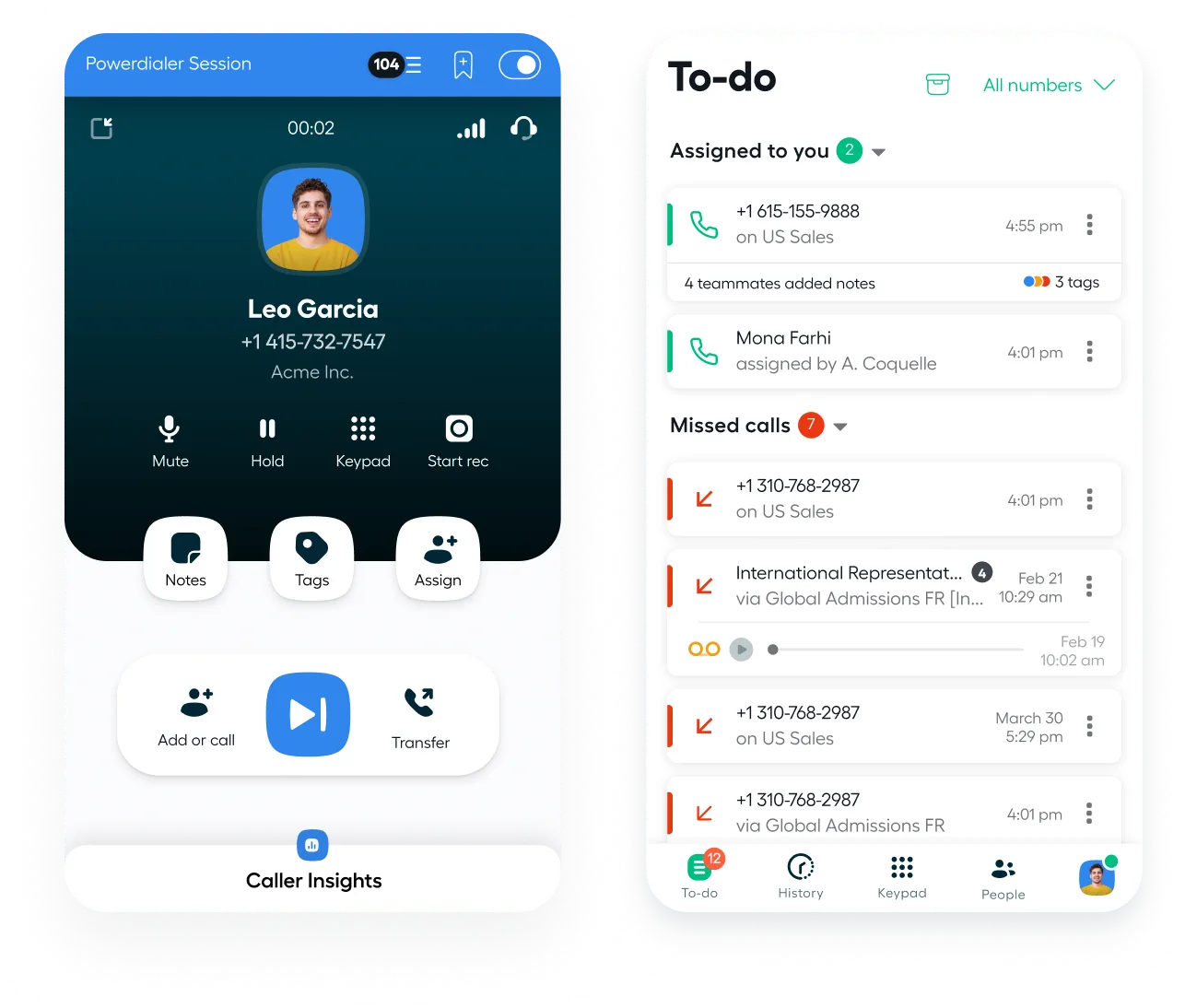 Aircall : Le contexte client s'affiche pendant l'appel