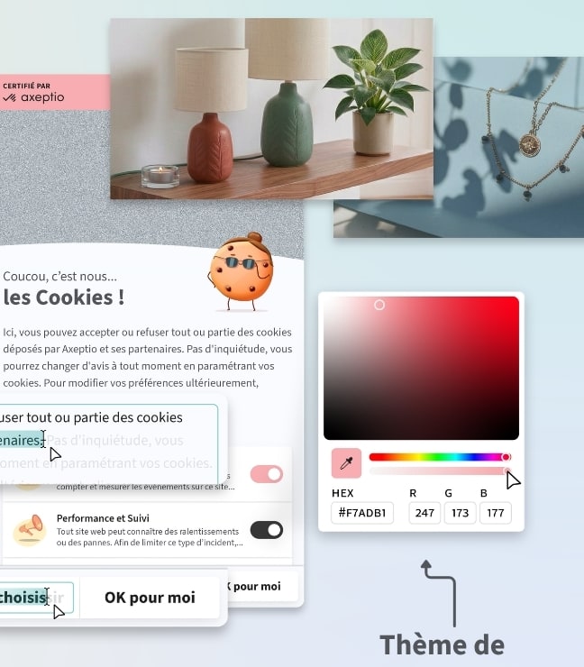 Axeptio : La bannière de consentement la plus personnalisable