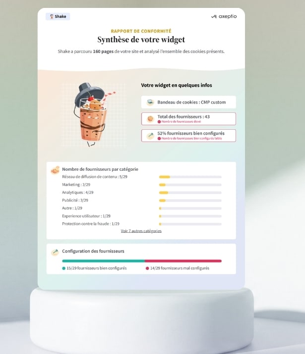 Axeptio : Auditez votre conformité avec Shake