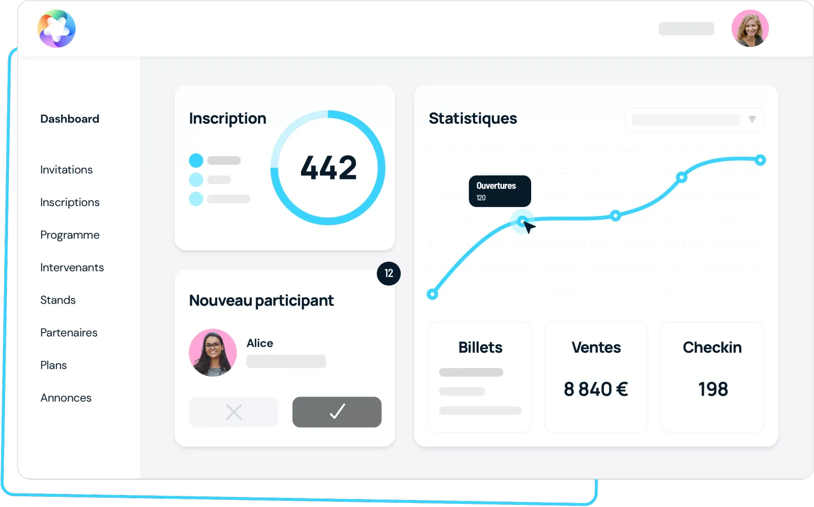Eventozor : Tout votre événement sur un seul tableau de bord