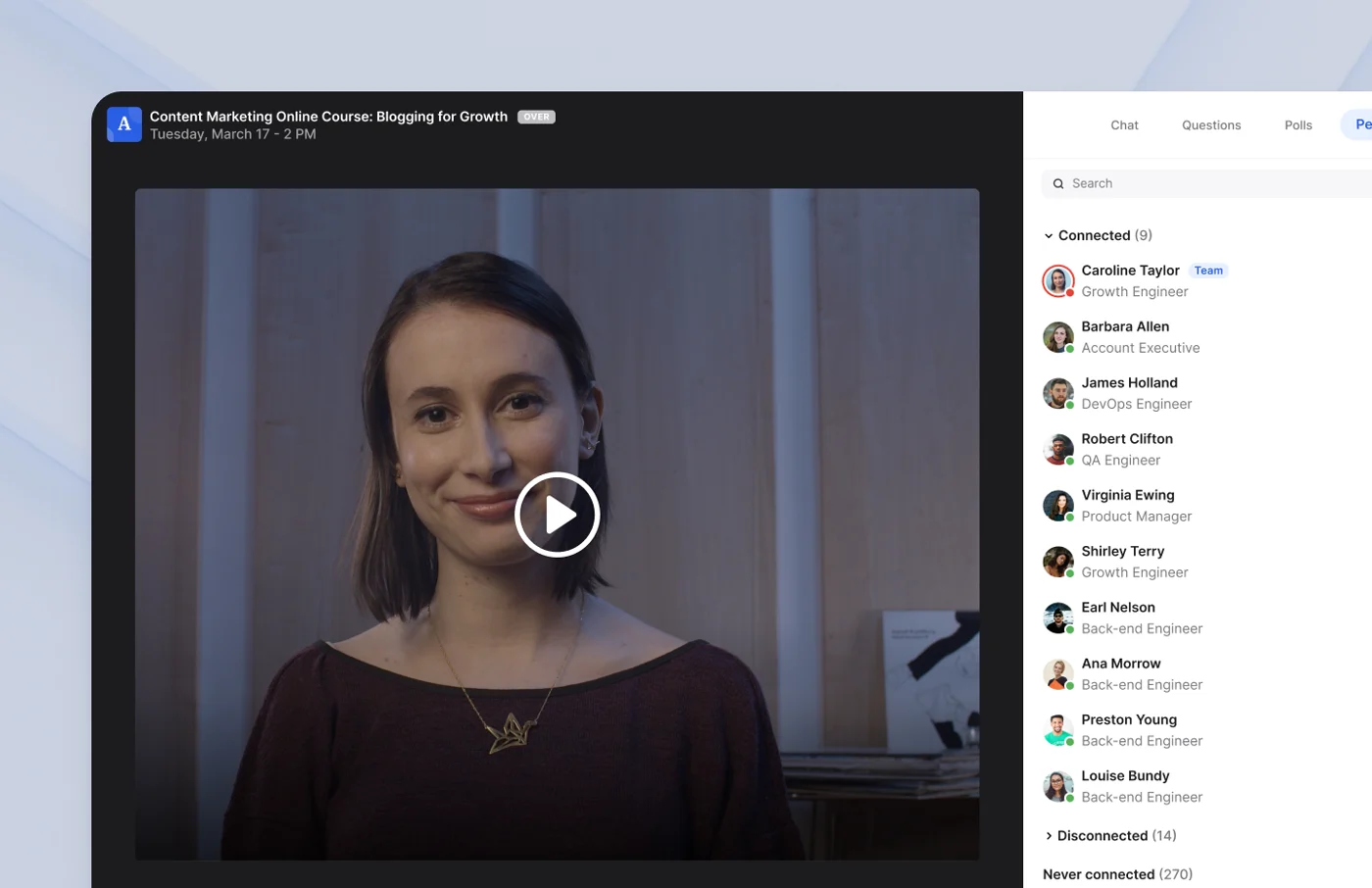 Livestorm : Vos webinars en replay à la demande